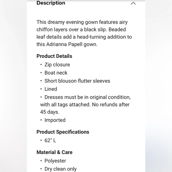 Adrianna Papell Studio Black Beaded Gown - Picture 4 of 14